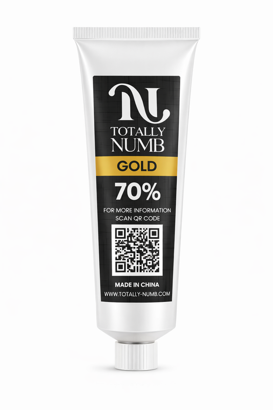 70% Gold numbing cream 10g professional tattoo numbing cream